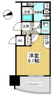 ランドマークシティ相生橋の間取り画像