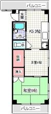 藤田ハイツの間取り画像