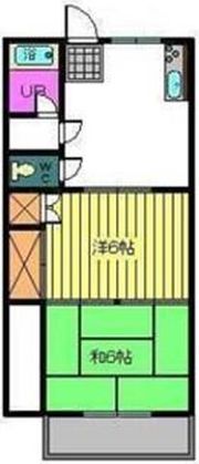 コーポ庵川 Ⅰの間取り画像