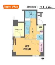 カスタリア新富町Ⅲの間取り画像