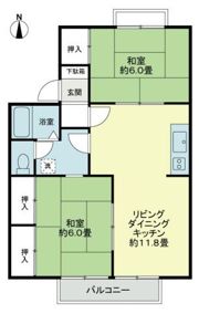 フォブールアベリアBの間取り画像