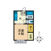 ハイツ瀬石の間取り画像