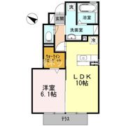 アルカディア A棟の間取り画像