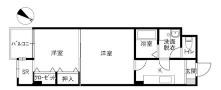 RAYMONDE HILLの間取り画像