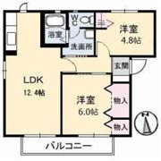 ルピナス御幸 B棟の間取り画像