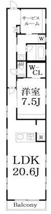 リベルテ富士見台の間取り画像