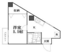 シャンテ北大塚の間取り画像