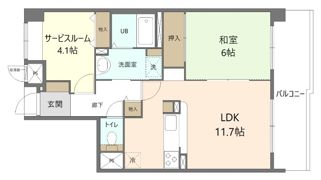 フローラルマキノの間取り画像