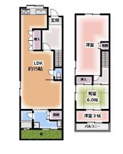 八雲北町戸建の間取り画像