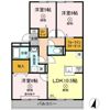 ハイカムールウエストリバー A棟の間取り画像