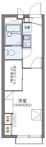 レオパレスエクレール Ⅱの間取り画像