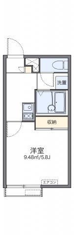 レオパレスボンマルシェ山科の間取り画像