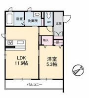 フレスクーラ医大東の間取り画像