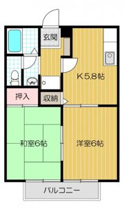 エムグリーンハイツの間取り画像