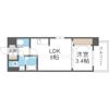 Luxe服部天神の間取り画像