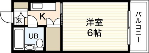 アメニティ長束Ⅱの間取り画像