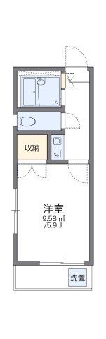 レオパレス川合Bの間取り画像