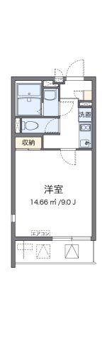 クレイノオアシスⅡの間取り画像