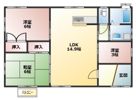 永利町3LDK貸家の間取り画像