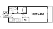 エステムコート三宮EAST Ⅳザ・フロントの間取り画像