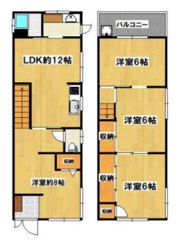 高柳5丁目貸家の間取り画像
