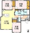ORKA Village Cの間取り画像