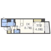 SERENiTE江坂四番館の間取り画像