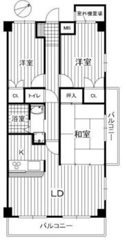 天衣中筋の間取り画像