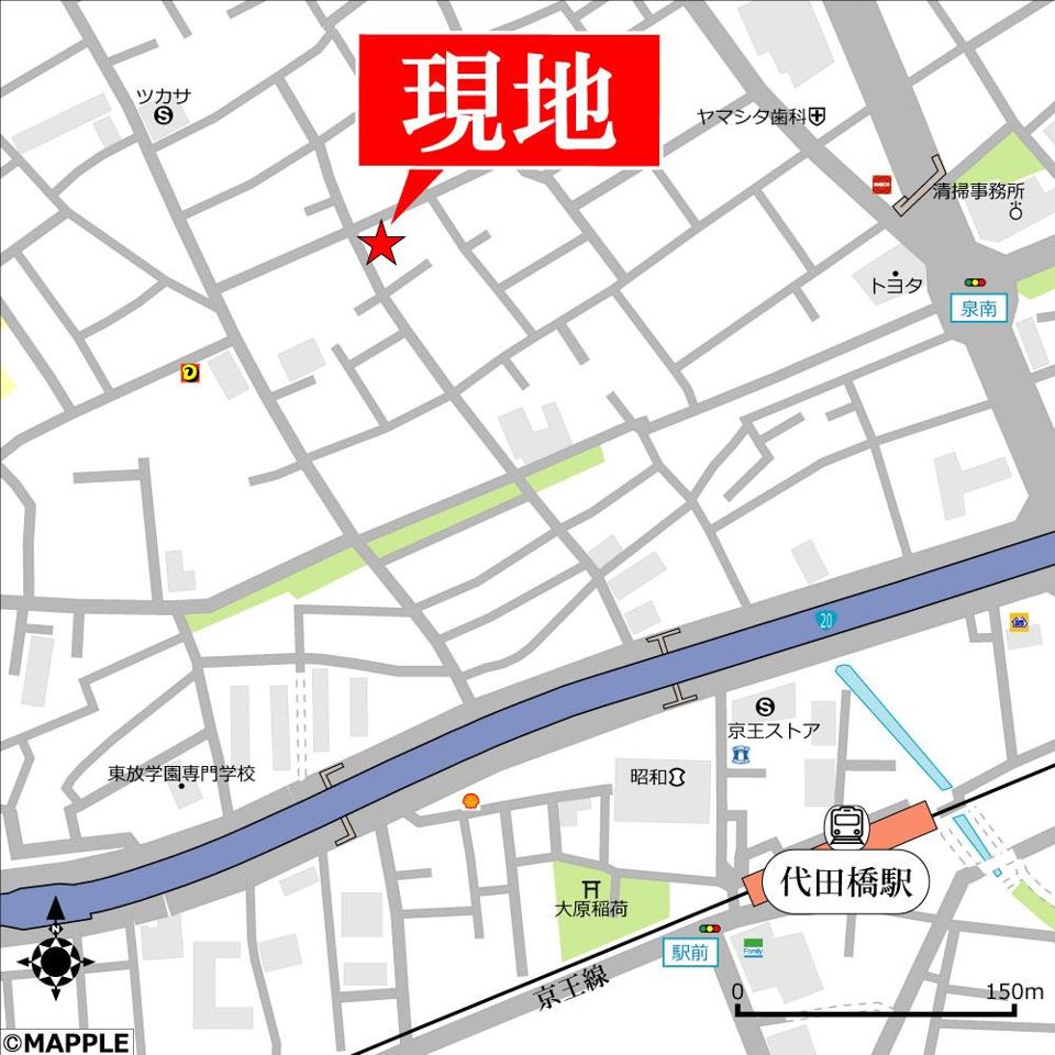 近くに施設あり
