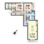 ベレッツァⅡの間取り画像