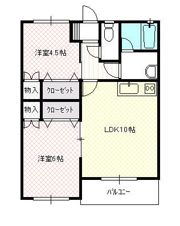 アーバン高橋の間取り画像