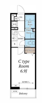 N・Sコート行徳の間取り画像