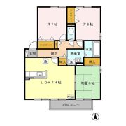 セジュール・ブルーエ Dの間取り画像