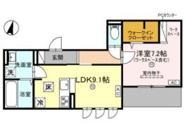 エルフォルク新神戸の間取り画像