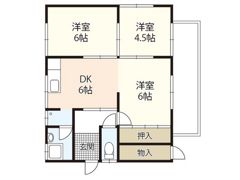 瀬戸町貸家の間取り画像