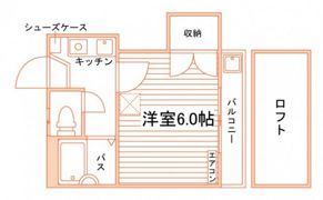 パレス長岡第3の間取り画像