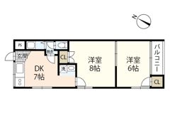 寺田ビル（庚午）の間取り画像