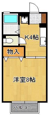 ファーネス水巻 A棟の間取り画像