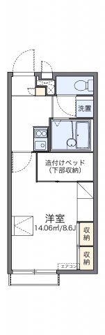 レオパレスフローラMKの間取り画像