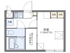 レオパレスファイナルコートの間取り画像