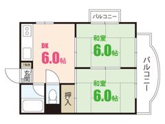 樹マンションの間取り画像