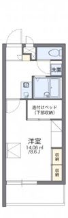 レオパレスフォレスト錦の間取り画像