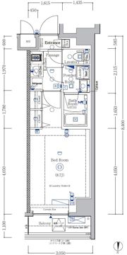 GENOVIA亀戸Ⅴの間取り画像