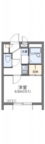 レオパレスニ中前一の間取り画像