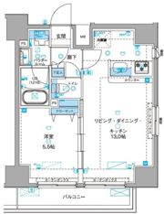 ジェノヴィア浅草IIIグリーンヴェールの間取り画像