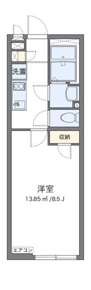クレイノトウィンクルDの間取り画像