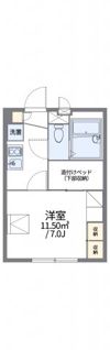 レオパレスコートヒルの間取り画像