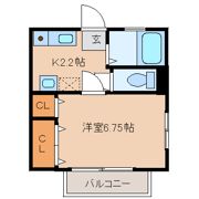 コーポサニーハイムの間取り画像