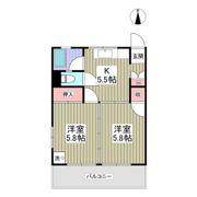 フタバハイツの間取り画像
