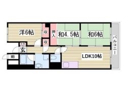 惣町サンハイツ1号棟の間取り画像